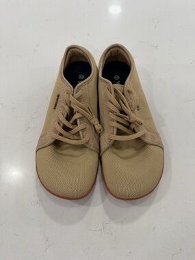 WHITIN Beige Mesh Lace-Up Men's Sneakers